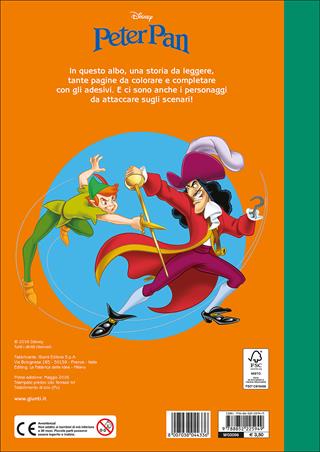 Peter Pan. Staccattacca e colora. Con adesivi. Ediz. illustrata  - Libro Disney Libri 2016, Staccattacca & colora | Libraccio.it