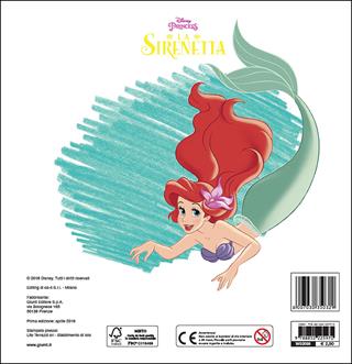 La sirenetta. Primo album da colorare. Ediz. illustrata  - Libro Disney Libri 2016, Primo album da colorare | Libraccio.it