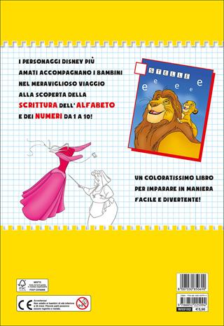 Lettere e numeri. Super cornicette Disney  - Libro Disney Libri 2016, Le cornicette Disney | Libraccio.it