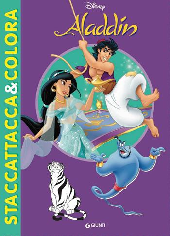 Aladdin. Staccattacca e colora. Con adesivi. Ediz. illustrata  - Libro Disney Libri 2016, Staccattacca & colora | Libraccio.it