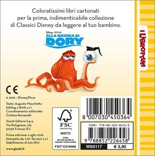 Alla ricerca di Dory  - Libro Disney Libri 2016, I librottini | Libraccio.it