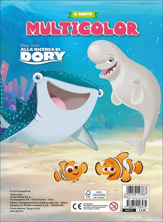 Alla ricerca di Dory. Il nuovo multicolor. Ediz. illustrata  - Libro Disney Libri 2016 | Libraccio.it