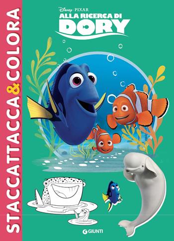 Alla ricerca di Dory. Staccattacca e colora. Con adesivi. Ediz. illustrata  - Libro Disney Libri 2016, Staccattacca & colora | Libraccio.it