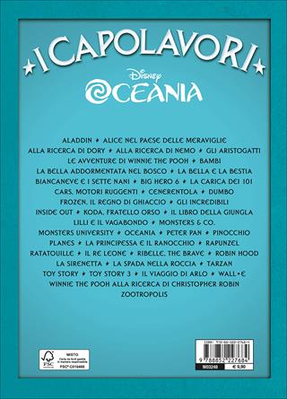Oceania  - Libro Disney Libri 2017, I capolavori Disney | Libraccio.it