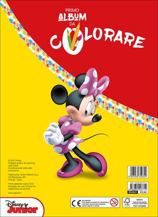 La casa di Topolino. Il mio primo album da colorare  - Libro Disney Libri 2017, Primo album da colorare | Libraccio.it