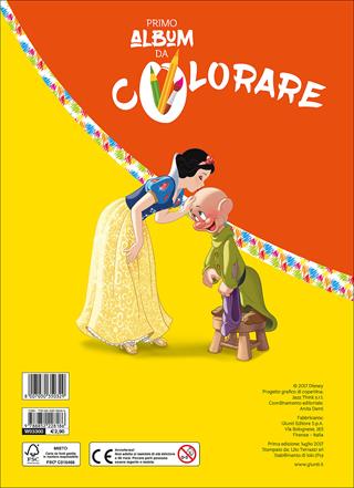Biancaneve e i sette nani. Primo album da colorare  - Libro Disney Libri 2017, Primo album da colorare | Libraccio.it