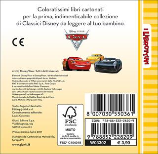 Cars 3  - Libro Disney Libri 2017, I librottini | Libraccio.it