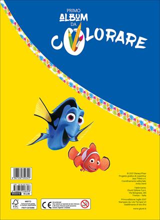 Alla ricerca di Nemo. Primo album da colorare  - Libro Disney Libri 2017, Primo album da colorare | Libraccio.it