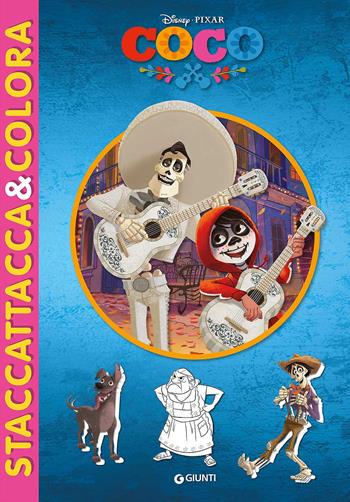 Coco. Staccattacca e colora. Con adesivi. Ediz. a colori  - Libro Disney Libri 2017, Staccattacca & colora | Libraccio.it