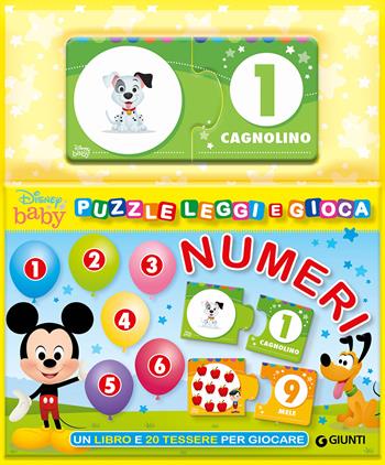 Numeri. Puzzle leggi e gioca. Ediz. a colori. Con 20 Carte  - Libro Disney Libri 2020, Memo book | Libraccio.it