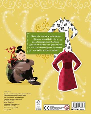 Passioni e tempo libero. Disney princess. Gioca con la moda. Con adesivi. Ediz. a colori  - Libro Disney Libri 2021, Gioca con la moda | Libraccio.it