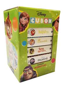 Cubox - Librottini Disney, Edizione A Colori, Età Di Lettura: Da 3 Anni, Confezione Da Quattro Librottini A Sorpresa, Libri Assortiti, Può Differire Dalla Foto