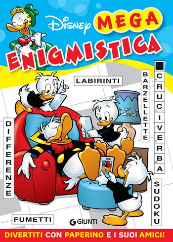Mega enigmistica di Paperino & Co. Divertiti con paperino e i suoi amici  - Libro Disney Libri 2023, Disney time | Libraccio.it