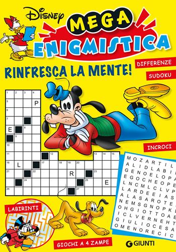 Rinfresca la mente! Mega enigmistica Disney  - Libro Disney Libri 2023, Disney time | Libraccio.it
