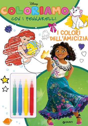 I colori dell'amicizia. Coloriamo con i pennarelli. Super album. Ediz. a colori. Con 4 pennarelli  - Libro Disney Libri 2023 | Libraccio.it