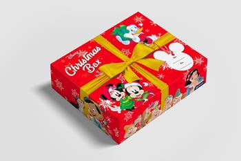 Christmas box Disney. Ediz. illustrata. Con cornice. Con figurine in cartoncino  - Libro Disney Libri 2022, I cubotti | Libraccio.it