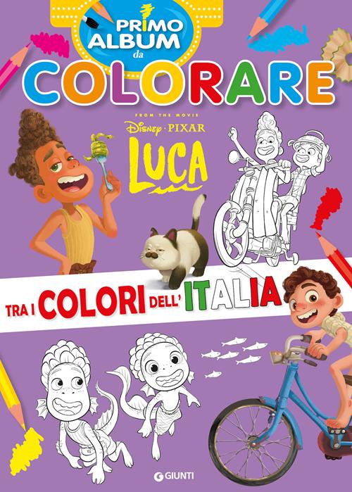 Luca. Primo album da colorare. Tra i colori dell'Italia. Ediz. a colori -  Libro Disney Libri