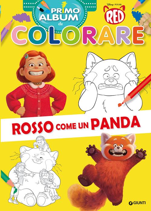 Rosso come un panda. Red. Primo album da colorare. Ediz. a colori