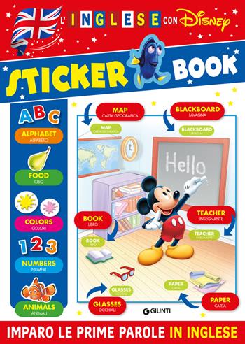 Sticker book. L'inglese con Disney. Imparo le prime parole in inglese. Ediz. a colori  - Libro Disney Libri 2024 | Libraccio.it