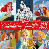 Calendario per la famiglia 2025. Disney. Con adesivi. Ediz. a colori