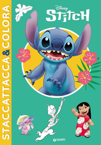 Stitch  - Libro Disney Libri 2025, Staccattacca & colora | Libraccio.it