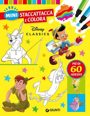 Disney classics. Mini staccattacca & colora. Con adesivi. Ediz. a colori  - Libro Disney Libri 2025, Disney mini | Libraccio.it