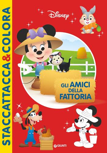 Gli amici della fattoria. Staccattacca & colora. Con adesivi. Ediz. illustrata  - Libro Disney Libri 2025, Staccattacca & colora | Libraccio.it