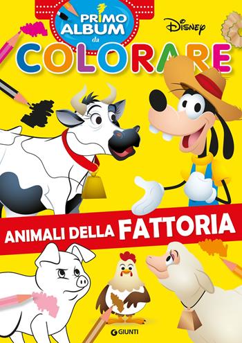 Animali fattoria. Primo album da colorare. Ediz. illustrata  - Libro Disney Libri 2025, Primo album da colorare | Libraccio.it