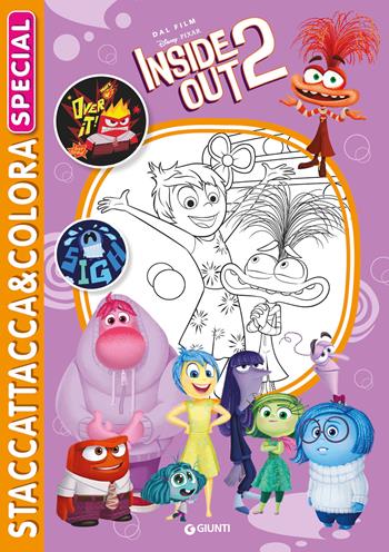 Inside out 2. Staccattacca&colora special. Con adesivi. Ediz. a colori  - Libro Disney Libri 2024, Staccattacca & colora | Libraccio.it