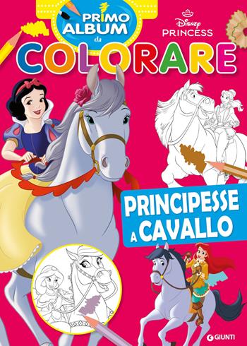 Principesse a cavallo. Primo album da colorare. Ediz. illustrata  - Libro Disney Libri 2025, Primo album da colorare | Libraccio.it