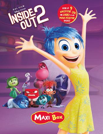 Inside Out 2. Maxi box. Ediz. a colori. Con 10 figurine 3D. Con tappetino gioco  - Libro Disney Libri 2024 | Libraccio.it