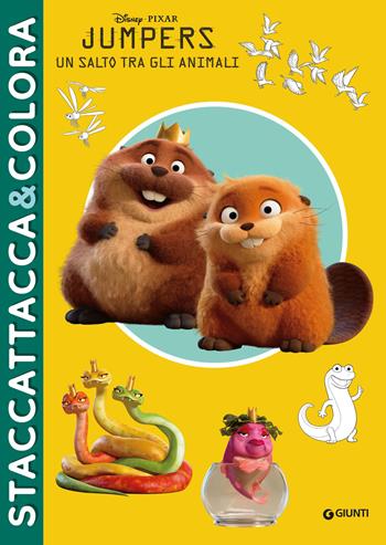 Jumpers. Un salto tra gli animali. Staccattacca & colora. Con adesivi. Ediz. a colori  - Libro Disney Libri 2026, Staccattacca & colora | Libraccio.it