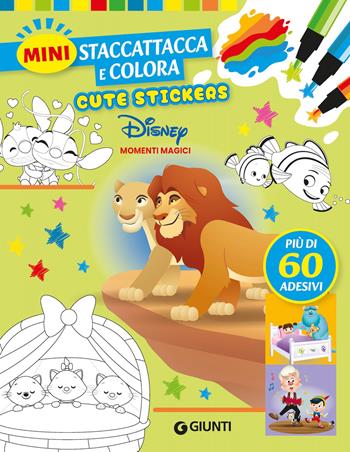 Momenti magici. Cute stickers. Mini staccattacca e colora. Ediz. illustrata  - Libro Disney Libri 2026, Disney mini | Libraccio.it