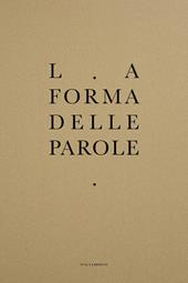 La forma delle parole