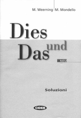 Dies und Das. Soluzioni. - Marion Weerning, Mario Mondello - Libro Black Cat-Cideb 2005, Tedesco.Grammatiche | Libraccio.it