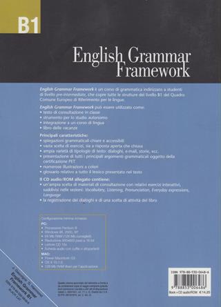 English grammar framework. B1. Con CD-ROM - Jennifer Gascoigne, Gillian Hammond - Libro Black Cat-Cideb 2008, English grammar | Libraccio.it