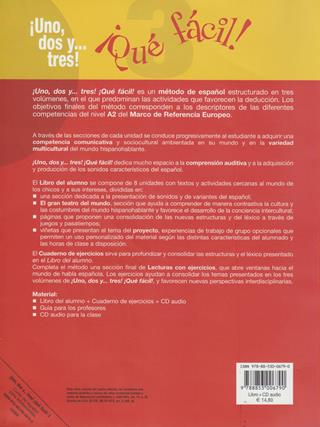 Uno dos y... tres! Que facil. Per la Scuola media! Con CD Audio. Vol. 3 - Rosana Ariolfo, Daniela Carpani, Ana L. de Heriz - Libro Black Cat-Cideb 2007, Spagnolo. Corsi | Libraccio.it