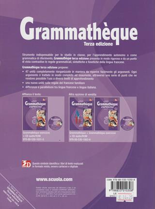 Grammathèque. Per le Scuole superiori - Lidia Parodi, Marina Vallacco - Libro Black Cat-Cideb 2010, Francese. Grammatica | Libraccio.it