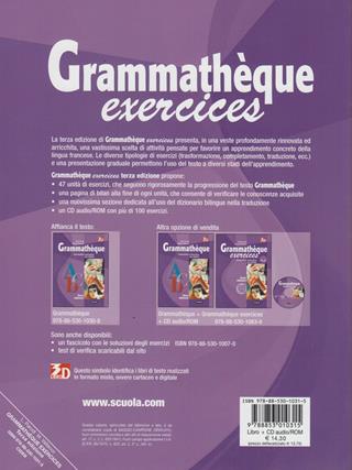 Grammathèque. Exercices. Con CD Audio - Lidia Parodi, Marina Vallacco - Libro Black Cat-Cideb 2010, Francese. Grammatica | Libraccio.it