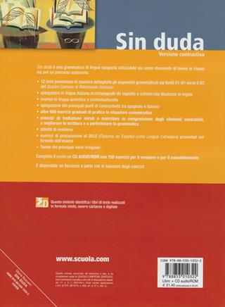 Sin duda. Gramatica activa del Español. Con CD Audio. Con CD-ROM - Gloria Boscaini - Libro Black Cat-Cideb 2010 | Libraccio.it