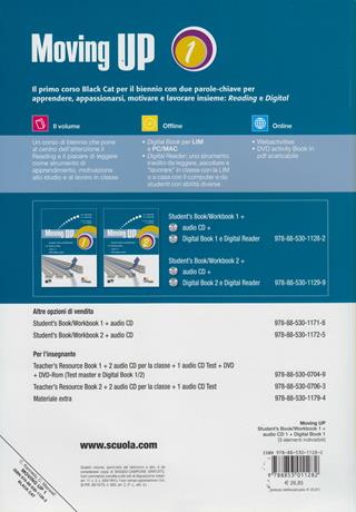 Moving up. Student's book-Workbook. Con CD Audio. Con e-book. Con espansione online. Vol. 1 - Clare Kennedy, Clare Maxwell, Elizabeth Gregson - Libro Black Cat-Cideb 2011 | Libraccio.it