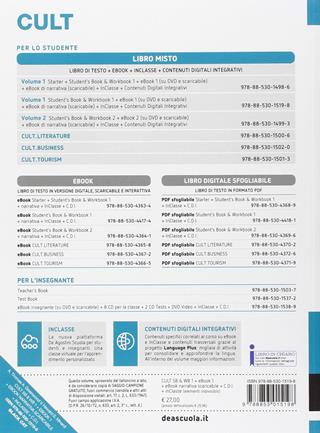 Cult. Student's book-Workbook. Con Cult extra. Con DVD. Con e-book. Vol. 1 - A. Thomas, A. Greenwood, V. Heward - Libro Black Cat-Cideb 2015 | Libraccio.it