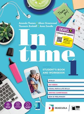 In time. Student's book-Workbook. Con Starter, Tavola dei verbi, Fascicolo In our times. Con e-book. Con espansione online. Con 2 libri: Starter-Tavole dei verbi. Con DVD-ROM. Vol. 1 - GREENWOOD A  BRELSTAFF T, ZANELLA A   MAXWELL C - Libro Black Cat-Cideb 2019 | Libraccio.it