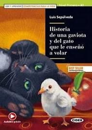 Historia de una gaviota y del gato que le enseñó a volar. Livello A1. Con espansione online - Luis Sepúlveda - Libro Black Cat-Cideb 2020 | Libraccio.it