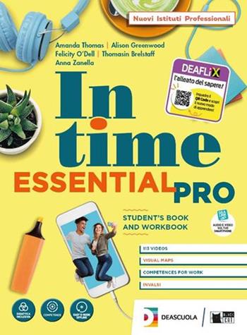 In time. Essential pro. Student's book e Workbook. Con Grammar for everyone, Fascicolo In our times. Con e-book. Con espansione online. Con DVD-ROM - Anna Zanella, Thomasin Brelstaff, Alison Greenwood - Libro Black Cat-Cideb 2020 | Libraccio.it