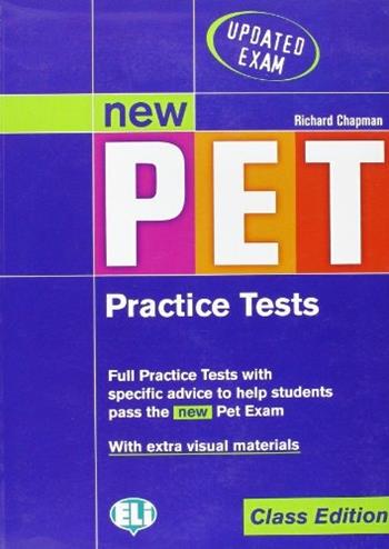 New PET. Test. Con File audio per il download - Richard Chapman - Libro ELI 2004, Certificazioni | Libraccio.it