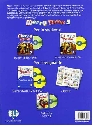 Merry team. Student's book-Activity book. Per la 5ª classe elementare. Con DVD-ROM - Mady Musiol, Magaly Villaroel, Carla Iozzi - Libro ELI 2009, Corso d'inglese scuola primaria | Libraccio.it