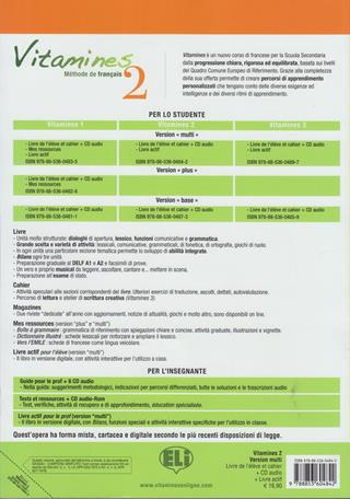 Vitamines version «multi». Con CD Audio. Con CD-ROM. Vol. 2 - A. M. Crimi, D. Hatuel, D. Blondel - Libro ELI 2010, Corso scuola secondaria I grado | Libraccio.it