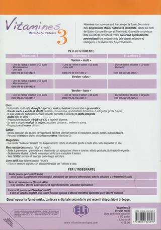 Vitamines version «multi». Con CD Audio. Con CD-ROM. Vol. 3 - A. M. Crimi, D. Hatuel, D. Blondel - Libro ELI 2010, Corso scuola secondaria I grado | Libraccio.it