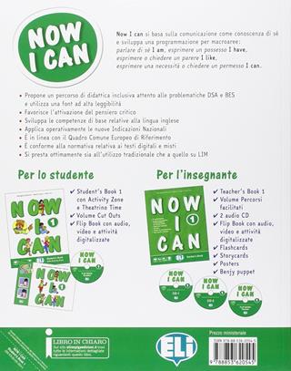 Now I can. Per la Scuola elementare. Vol. 1 - Mariagrazia Bertarini, Martha Huber, Paolo Iotti - Libro ELI 2015 | Libraccio.it